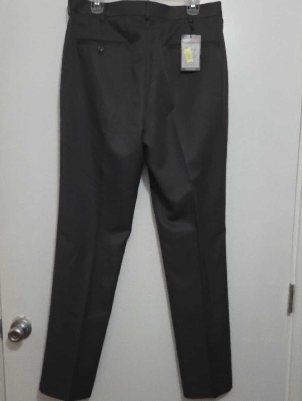 Roundtree & Yorke TravelSMART Microfiber Pants in Dark Charcoal NWT